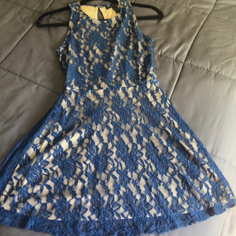 Blue dress